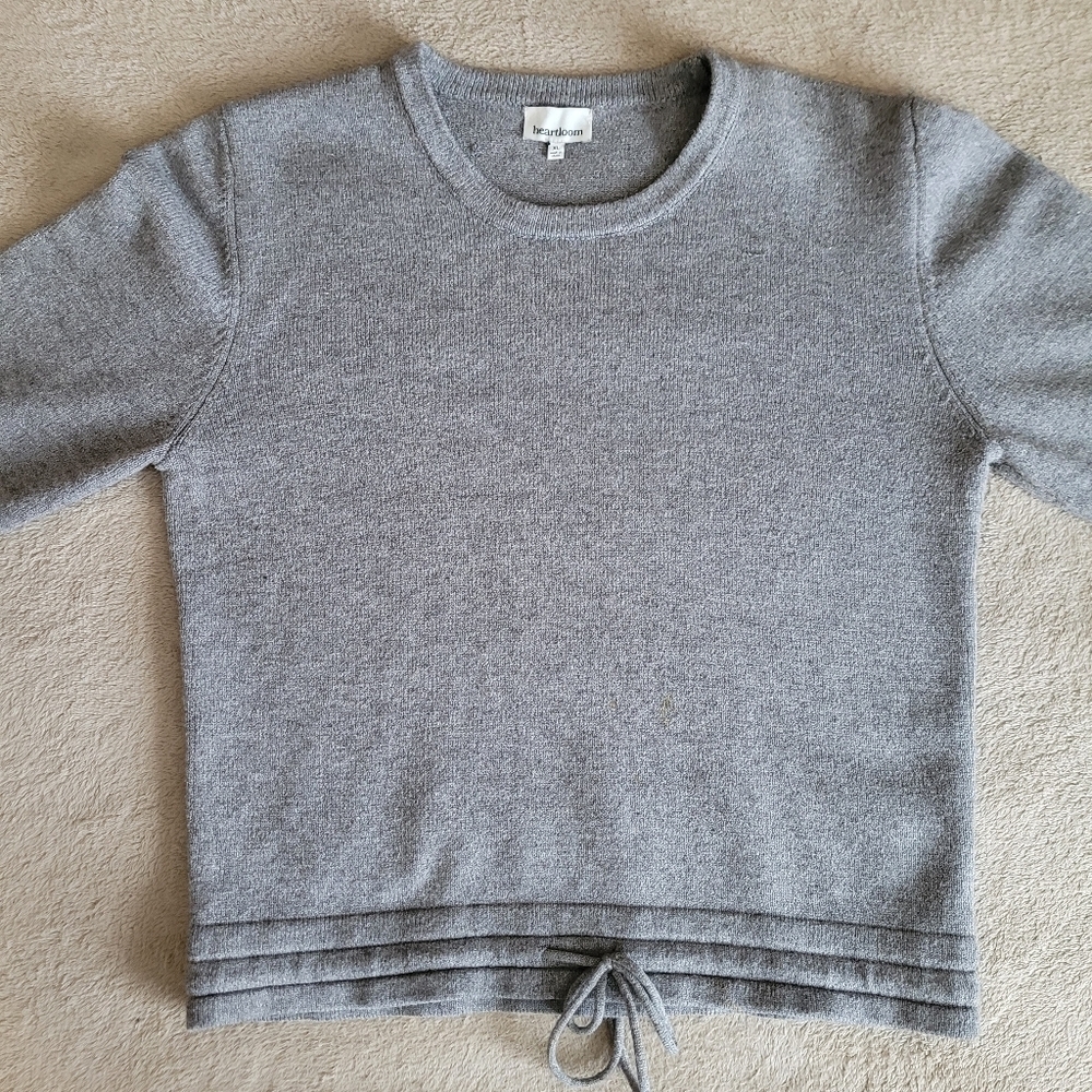 Heartloom crew neck tie waist sweater size XL - Picture 4 of 14